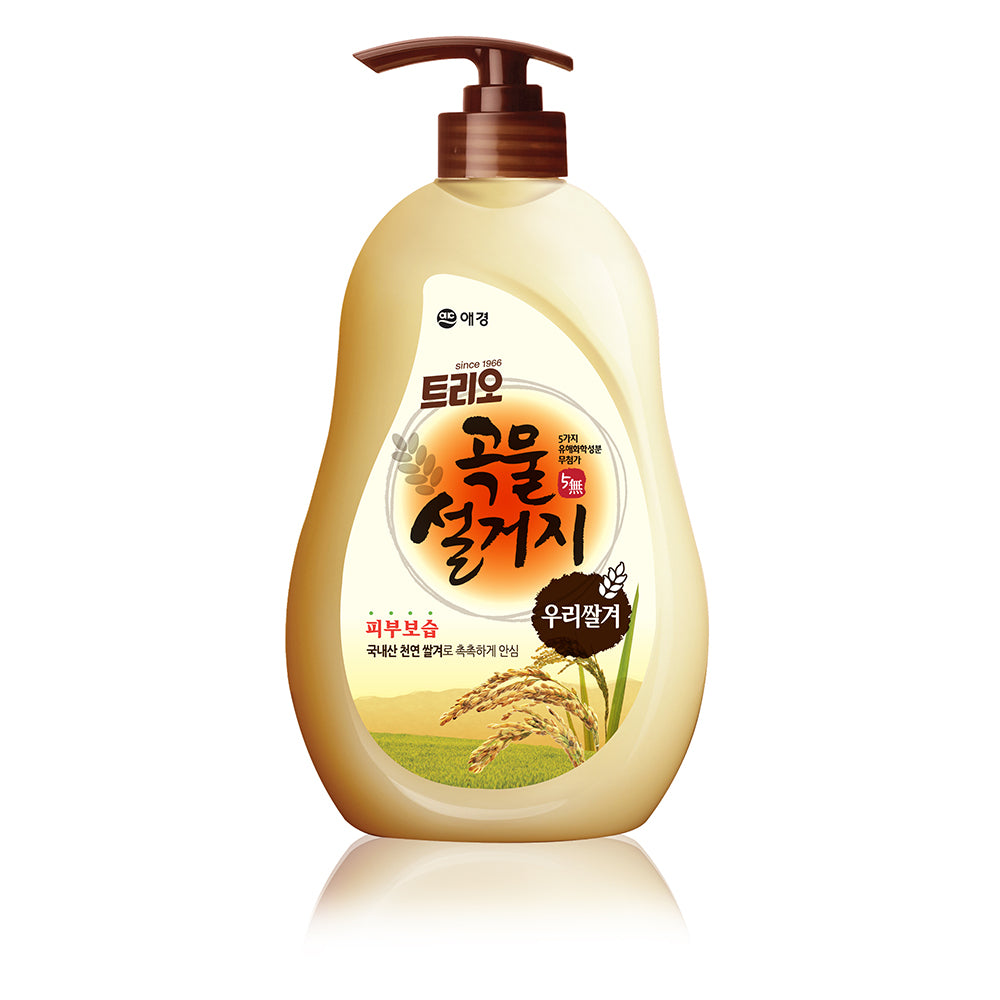 LIQ Trio Grain Rice Bran Dishwashing 750ML