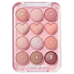 COLORGRAM ## Pin Point Eyeshadow Palette 01 Peach & Coral