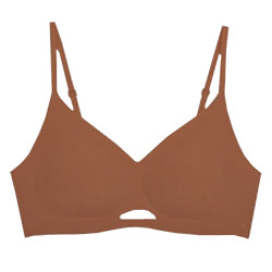 UBRAS One Size Breathable Wireless Bra Brown