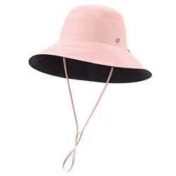 BENEUNDER Sun Bucket Hat Night Pink & Balck