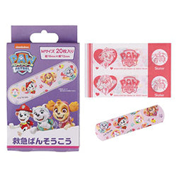 SKATER First Aid Bandages Paw Patrol Purple 20pcs