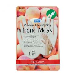 PUREDERM Moisture And Nourishing Hand Mask Peach 1 Pair