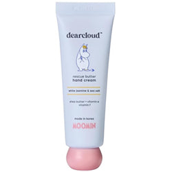 DEARCLOUD Moomin Rescue Butter Hand Cream White Jasmine+Sea Salt