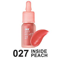 PERIPERA -+ Ink Airy Velvet Lip Tint 027 Inside Peach