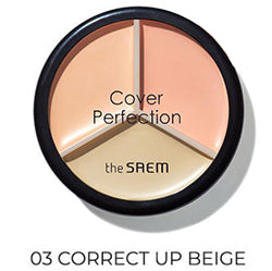 THE SAEM Cover Perfection Triple Pot Concealer 03 Correct Up Beige