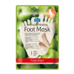 PUREDERM Intensive Healing Foot Mask Apple 1 Pair