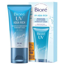 BIORE UV Aqua Rich Weightless Moisturizer Sunscreen 50ml