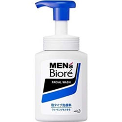BIORE -- Men's Face Wash Pump Blue 150ml