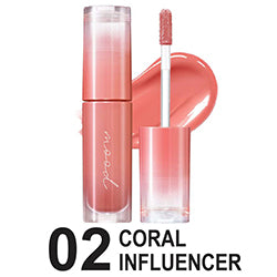 PERIPERA $$ -+ Ink Mood Glowy Tint 02 Coral Influencer
