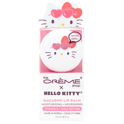THE CREME SHOP Macaron Lip Balm Hello Kitty Strawberry Milkshake