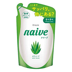 KRACIE Naive Body Wash Aloe Refill 380ml