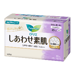 KAO LAURIER Sanitary 25cm 17pcs
