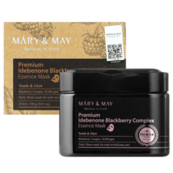 MARY N MAY Premium Idebenone Blackberry Complex Essence Mask 20pcs