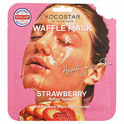 KOCOSTAR Waffle Mask Strawberry