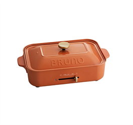 Z BRUNO ## Compact Hot Plate Terracotta Orange _60894
