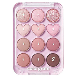 COLORGRAM ## Pin Point Eyeshadow Palette 02 Pink & Mauve