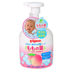 PIGEON Body Foam Soap with Peach Leaf Extract 450ml