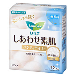 KAO LAURIER Sanitary Panty Liner Unscented 14cm 72pcs