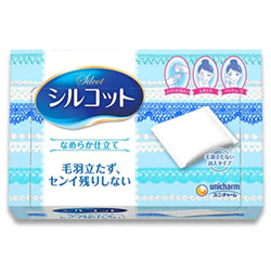 UNICHARM Silcot Cotton Puff 82pcs