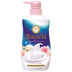 COW BRAND Bouncia Body Soap Pump Airy Bouquet 480ml