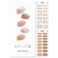 OHORA !! Semicured Gel Nail N Almond Blossom (ND-066)