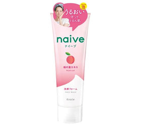 KRACIE Naive Face Wash Foam Peach Leaf Extract