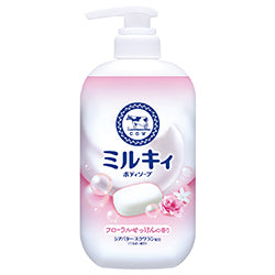 COW BRAND Bouncia Milky Body Soap Floral 500ml