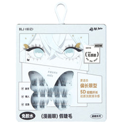 BLJ ++ Comic Eyes Glue-free False Eyelashes HD03 White Moon