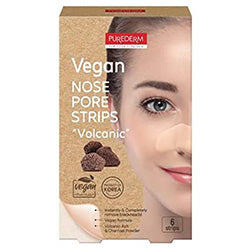 PUREDERM Vegan Nose Pore Strips Volcanic 6 Strips