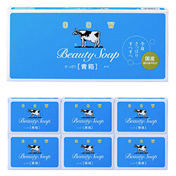 COW BRAND Bouncia Beauty Soap Blue 6pcs