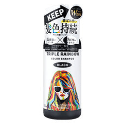 TRIPLE RAINBOW Color Shampoo Black 300ml