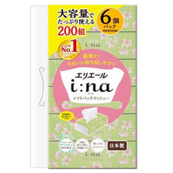 ELLEAIR Ina Tissues Soft Box 200 Sheet x 6