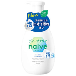 KRACIE $$ Naive Foaming Body Wash Deep Clear 600ml