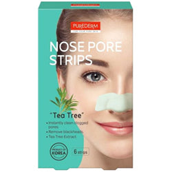 PUREDERM Nose Pore Strips Tea Tree 6 Strips