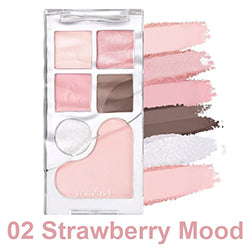 ROMAND Bare Layer Palette 02 Strawberry Mood 