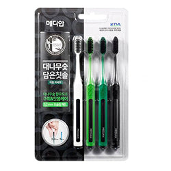 MEDIAN Bamboo Toothbrush 4pcs