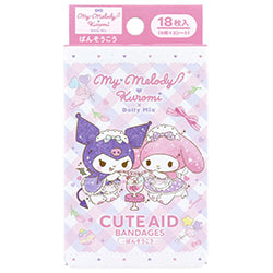 SANTAN Emergency Bandages My Melody & Kuromi 18pcs