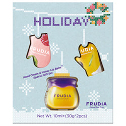 FRUDIA Honey Lip Balm & Hand Cream Holiday Set