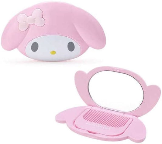 SANRIO Face Mirror Comb Set My Melody