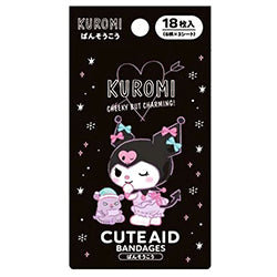 SANTAN Emergency Bandages Kuromi 18pcs