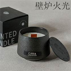 CITTA // Scented Candle By The Fireplace