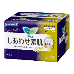 KAO LAURIER Sanitary Pads Ultra Slim for Night S 40cm 7pcs