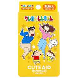 SANTAN Emergency Bandages Crayon Shinchan Family 18pcs