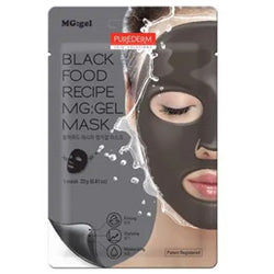PUREDERM Black Food Recipe MG Gel Mask
