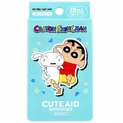 SANTAN Emergency Bandages Crayon Shinchan Blue 18pcs