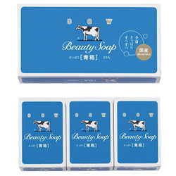 COW BRAND Bouncia Beauty Soap Blue 3pcs_10641