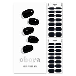 OHORA Semicured Gel Nail N Onyx (NB-023)