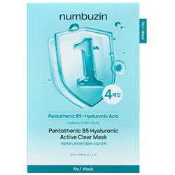 NUMBUZIN No 1 Pantothenic B5 Hyaluronic Active Clear Mask (4)