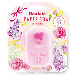 CHARLEY Paper Soap Fleur La Fee Rose 50pcs